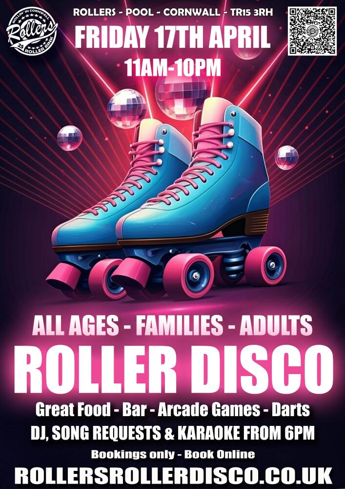 Family Roller Disco Friday 17th April 11am-Late