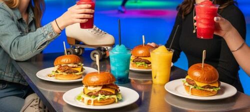 Burgers &amp; Slush Cocktails at the Rink Cornwall 26