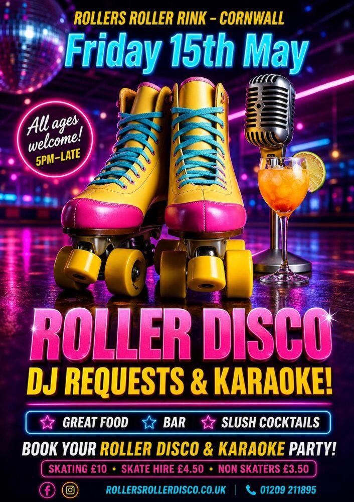 Roller Disco &amp; Karaoke Friday 15th May