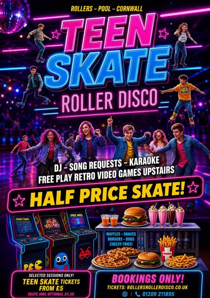 Teen Half Price Roller Disco 2026