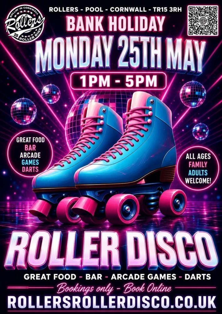 Family Roller Disco Bank Holiday Monday 25th May Family Roller Disco Bank Holiday Monday 25th May