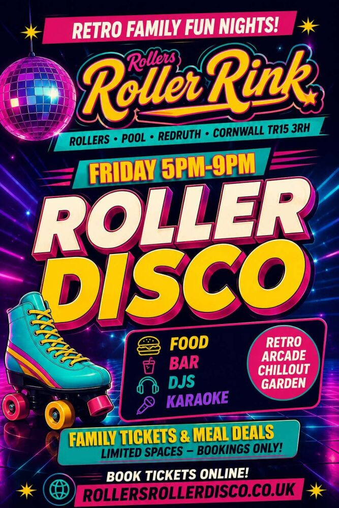 Friday Roller Disco &amp; Karaoke Family Night May June 2026