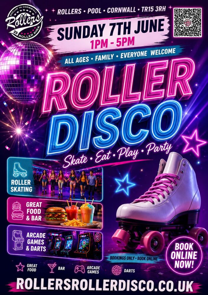 Family Roller Disco Sun 7th June