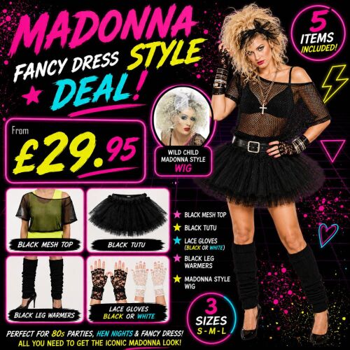 Madonna Style Fancy Dress deal.
