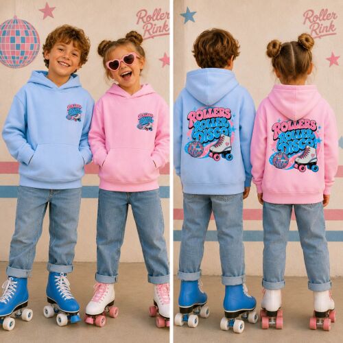 Rollers Roller Disco Hoody - Children's Sizes 5yrs-15yrs