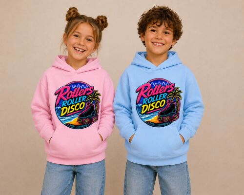 Rollers Roller Disco Tropical Hoody - Sizes 5yrs-13yrs