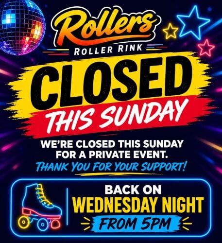 Closed this Sunday Closed this Sunday