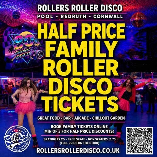 SUPER HALF PRICE TICKETS - Family Roller Disco