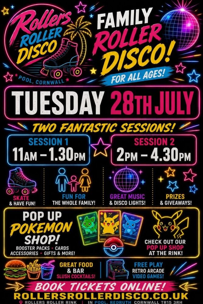 Tuesday 28th July - Family Roller Disco Tuesday 28th July - Family Roller Disco