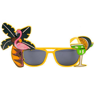80s Flamingo Cocktail Sunglasses