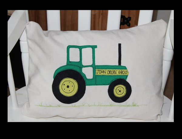 jennifer rogers tractor cushion
