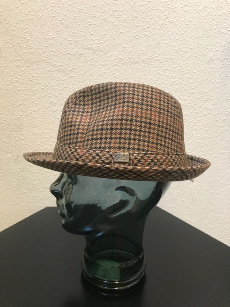 Bailey Brown Check Trilby