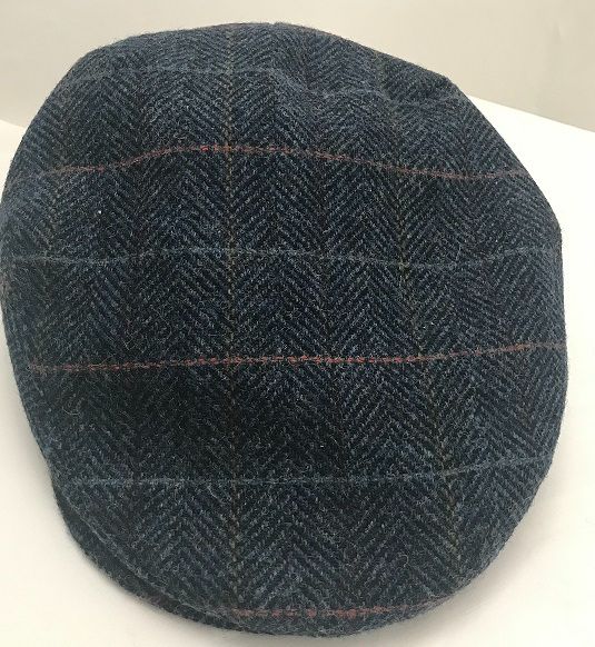 Denton Cheshire Blue Flat Cap front