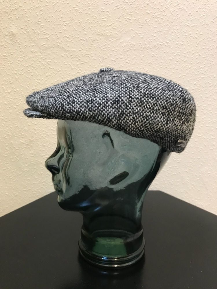 Bailey Black Tweed Galvin Newsboy Cap