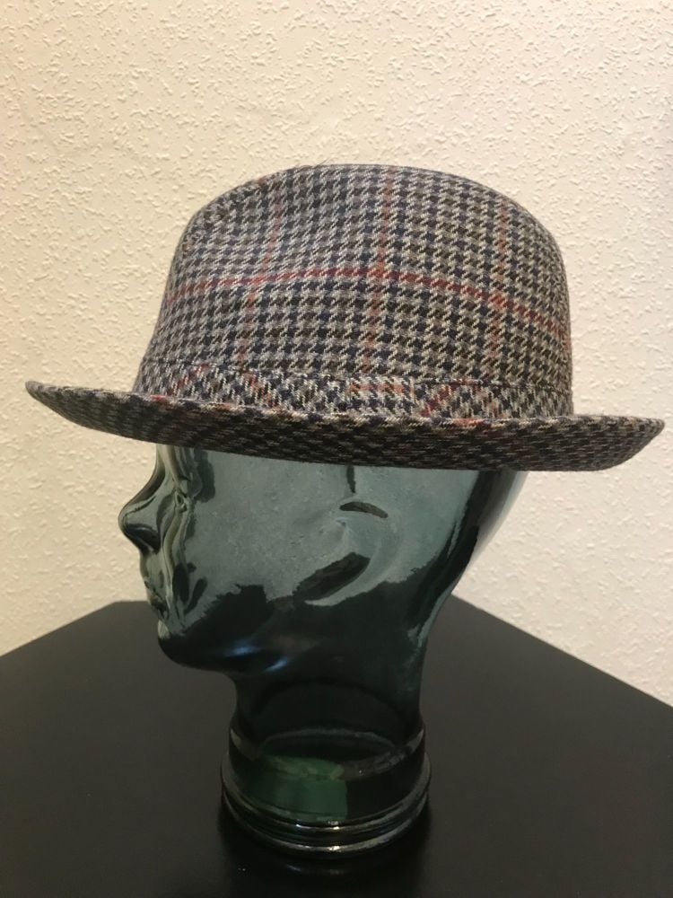 Bailey Grey Check Trilby