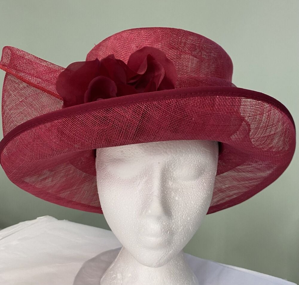 Jacques Vert raspberry hat