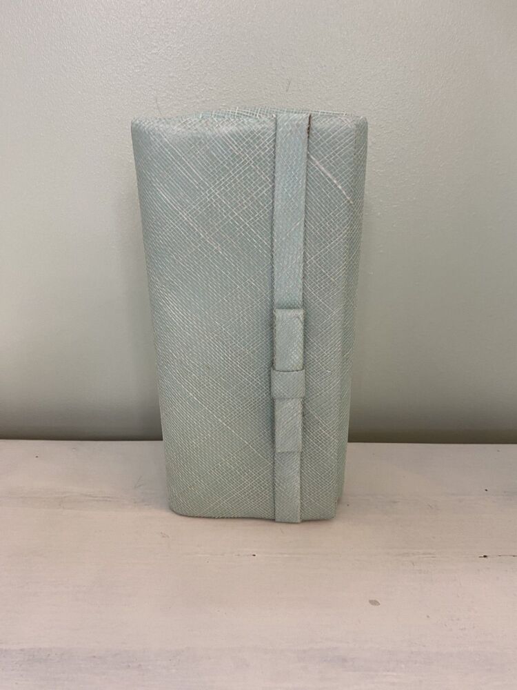 REDUCED - SALE Aqua clutch bag