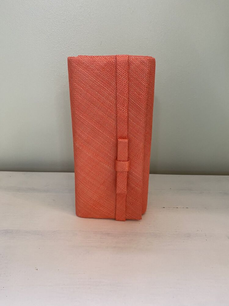 Coral clutch bag