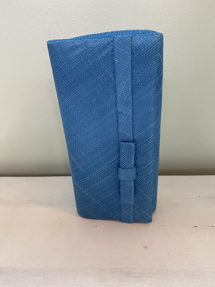 Azure clutch bag