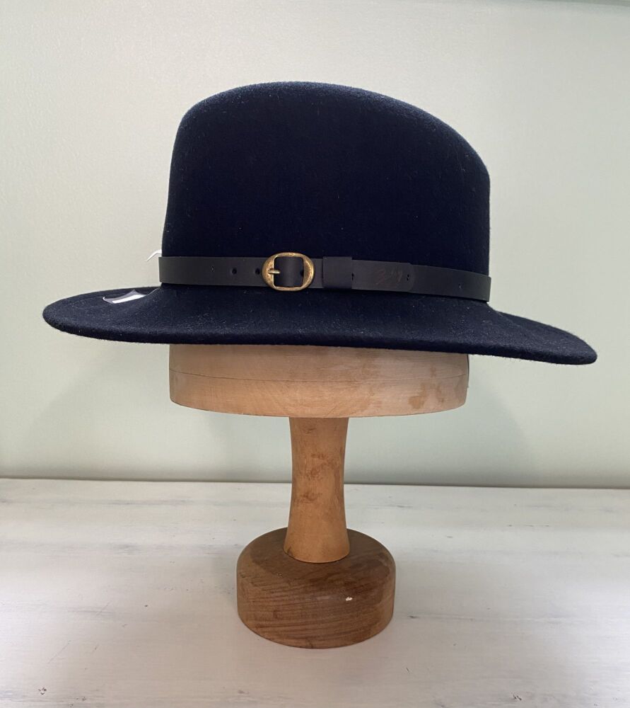 Bailey of Hollywood Black BRIAR Packable Fedora Hat