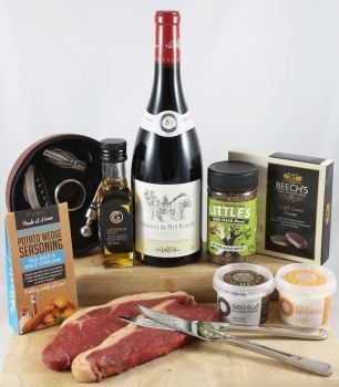 'For Him' Steak & Wine Gift Box