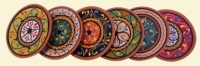 4 x Mini Tapas Plates - Assorted Designs