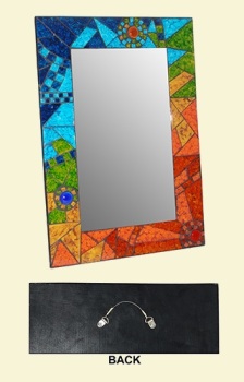 Mosaic Rectangle Mirror