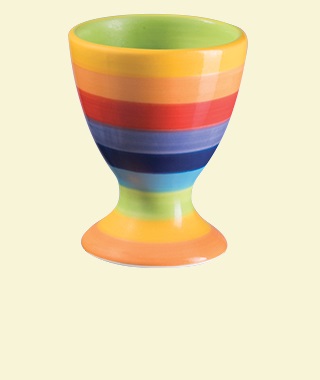 Rainbow Stripe Eggcup