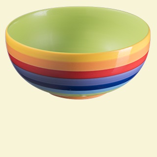 Rainbow Stripe Small Bowl