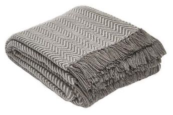 Herringbone Tabby Blanket from Weaver Green