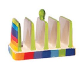 Rainbow Stripe Toast Rack