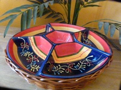 Snack Bowls in Basket - Cordoba
