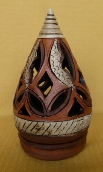 Terracotta Cone Tea Light Holders