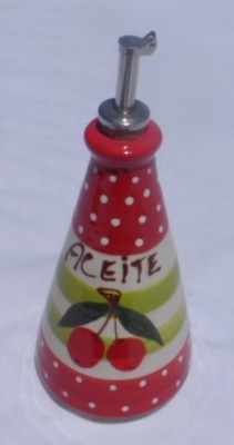 Alfarnate 17cm Conica Olive Oil Bottle