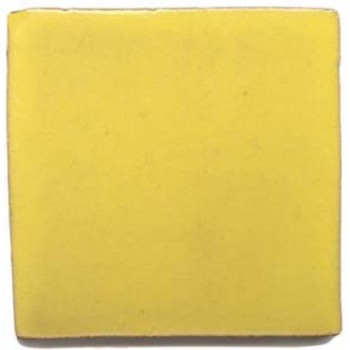 02 - Primrose Yellow - 10.5cm Handpainted Tile 