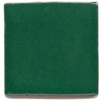 16 - Mexican Green - 10.5cm Handpainted Tile 