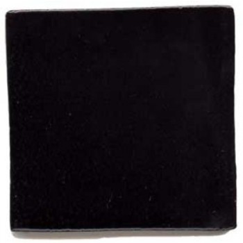 23 - Black - 10.5cm Handpainted Tile