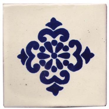 10.5cm Handpainted Tile - M065