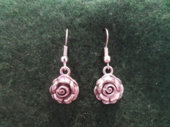 Rose Charm Earrings
