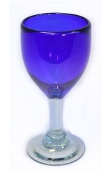 Wine Glass - Blue 