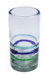 Hi-ball Glass - Coloured Rings