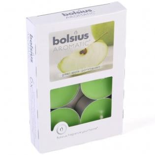 6 x Bolsius Tea Lights - Green Apple