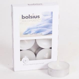 6 x Bolsius Tea Lights - Fresh Linen