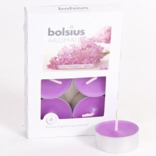 6 x Bolsius Tea Lights - Lilac Blossom