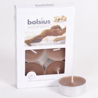 6 x Bolsius Tea Lights - Sandalwood