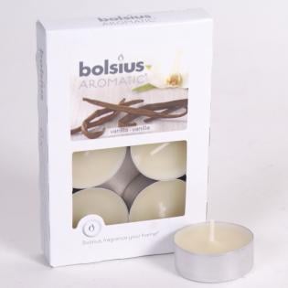 6 x Bolsius Tea Lights - Vanilla