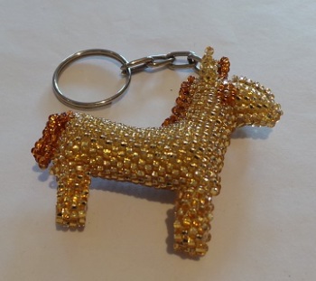 Golden Horse Keyring
