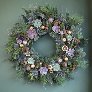 2. Succulent Wreath - 3 sizes available