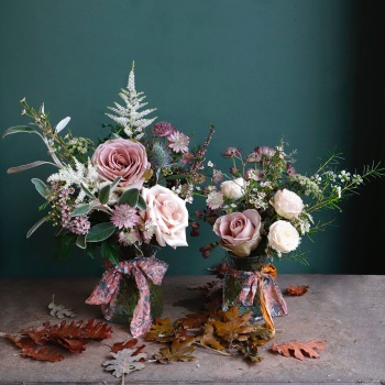 1a. Vintage Flower Jars