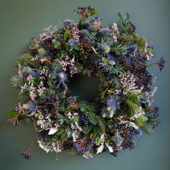 1. New Wreath (blue) 2 sizes available